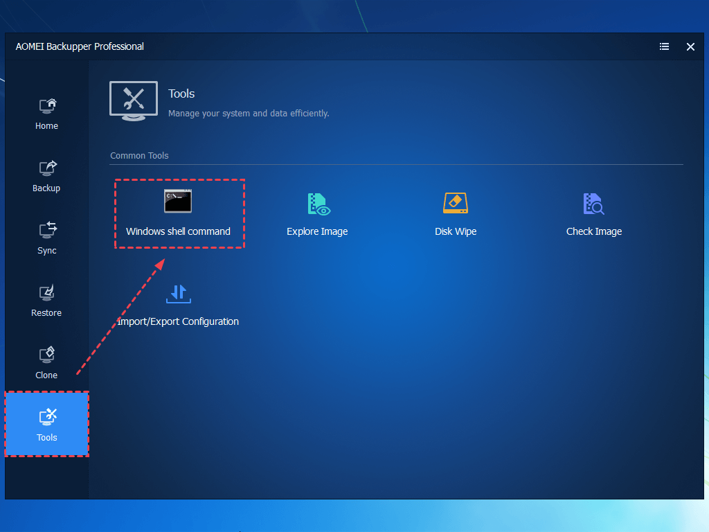 Windows Shell Command