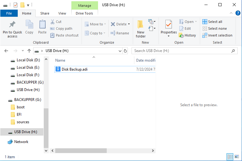 Image on NTFS Partition